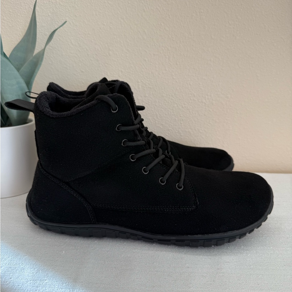SAGUARO Black Textile Men's Casual Abkle Boots